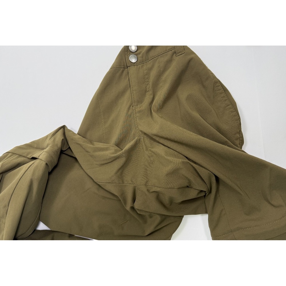 Columbia Omni-Shield Womens 2 Regular Convertible Pants Olive Zip Off Hiking Out - Picture 8 of 16